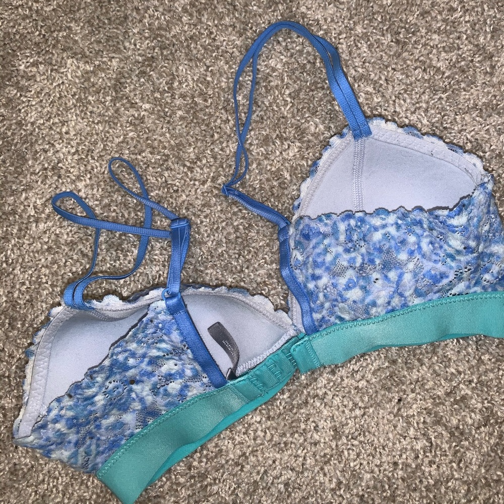 Aerie Blue & Green bra size XS - Picture 8 of 8